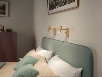 Cato wandlamp - Nougat-messing - Belid