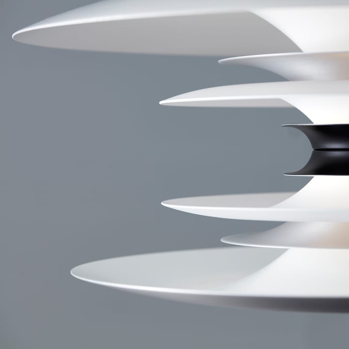 Diablo hanglamp Ø50 cm., Mat aluminium-matzwart Belid