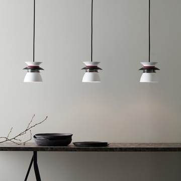 Diablo plafondlamp Ø16,5 cm - Matzwart-glanzend rood - Belid