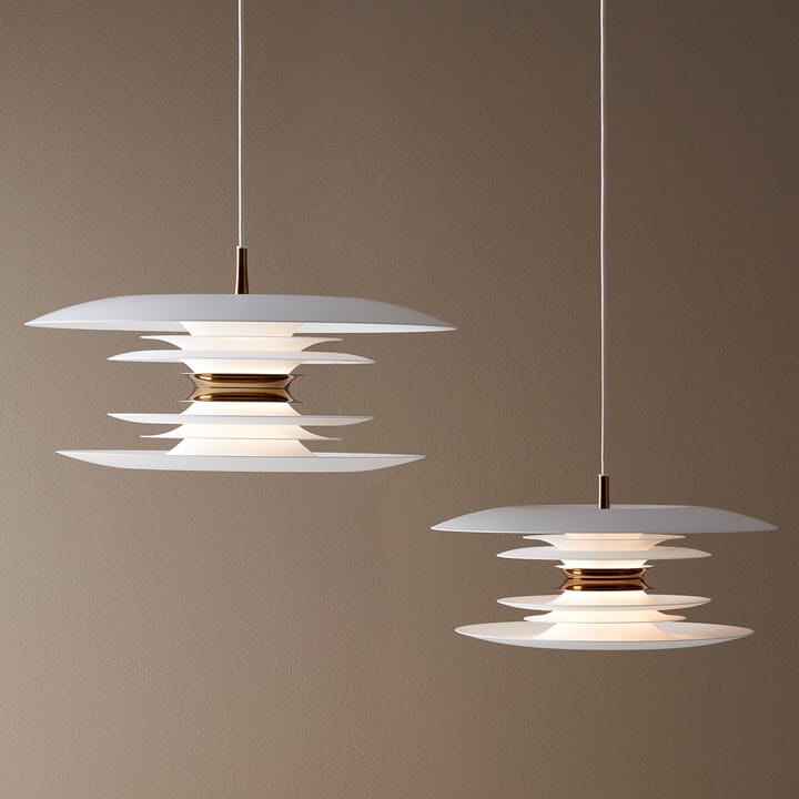 Diablo plafondlamp Ø40 cm, Wit-messing Belid
