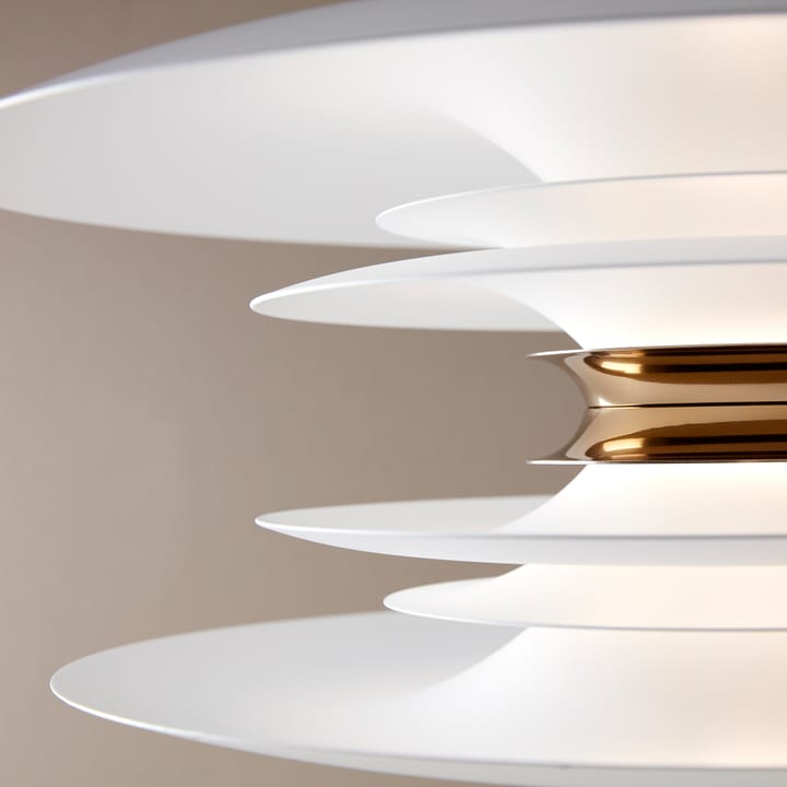 Diablo plafondlamp Ø40 cm, Wit-messing Belid
