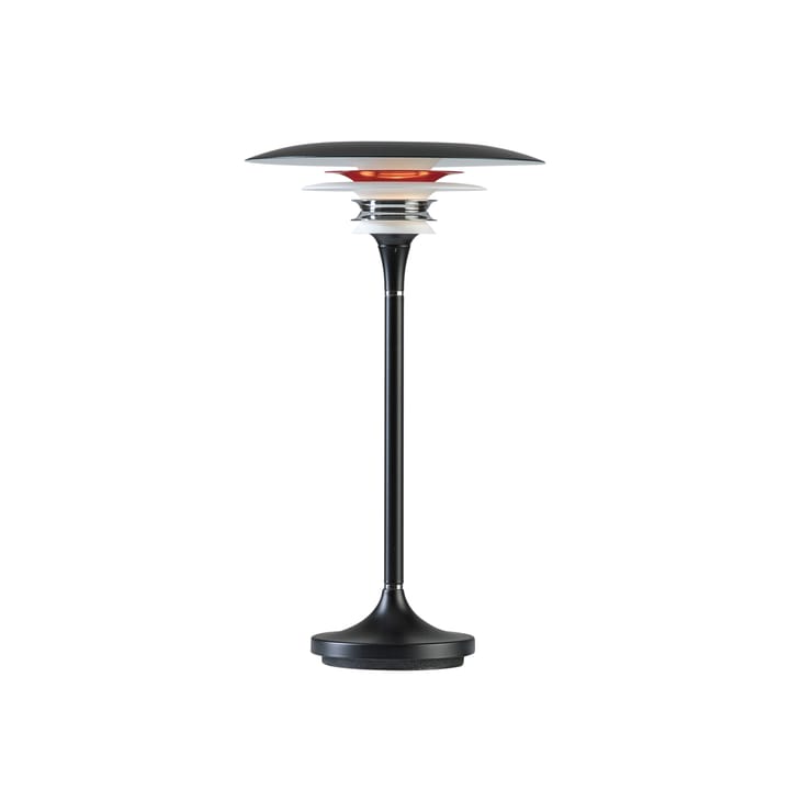 Diablo tafellamp Ø20 cm - Matzwart-glanzend rood - Belid