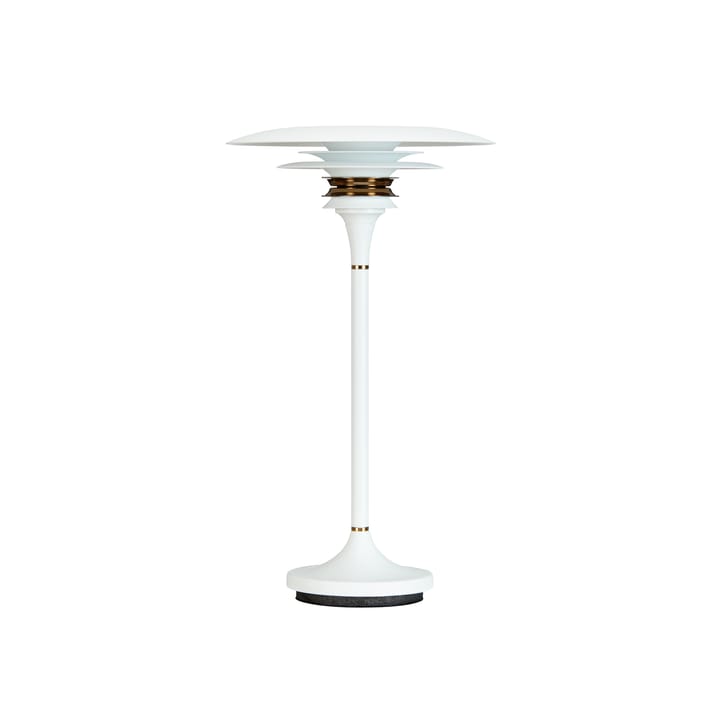 Diablo tafellamp Ø20 cm, Wit-messing Belid