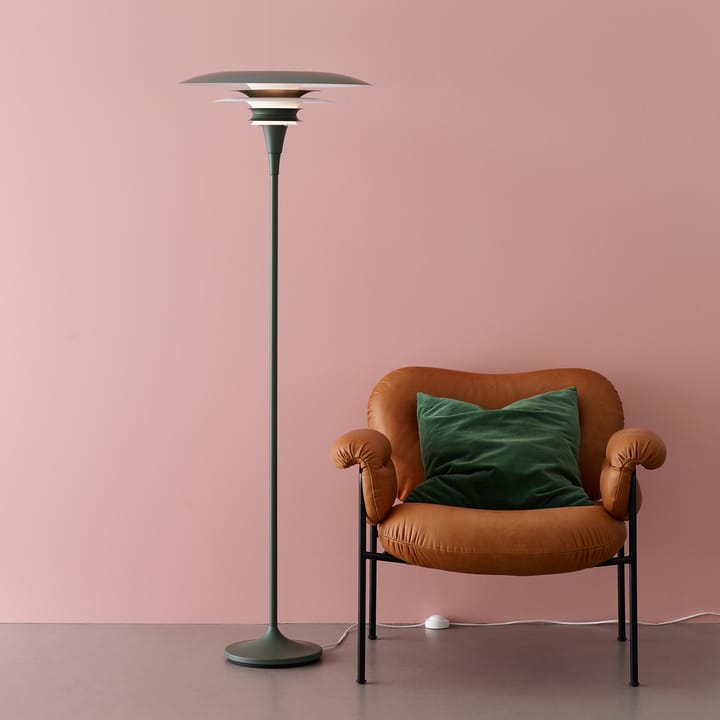 Diablo vloerlamp Ø30 cm, Grijs-glanzend zwart Belid