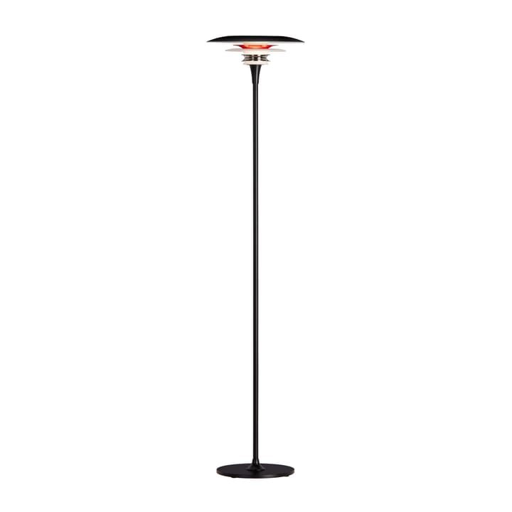 Diablo vloerlamp Ø30 cm - Mat zwart-glanzend rood - Belid