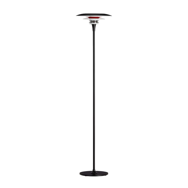Diablo vloerlamp Ø30 cm, Mat zwart-glanzend rood Belid