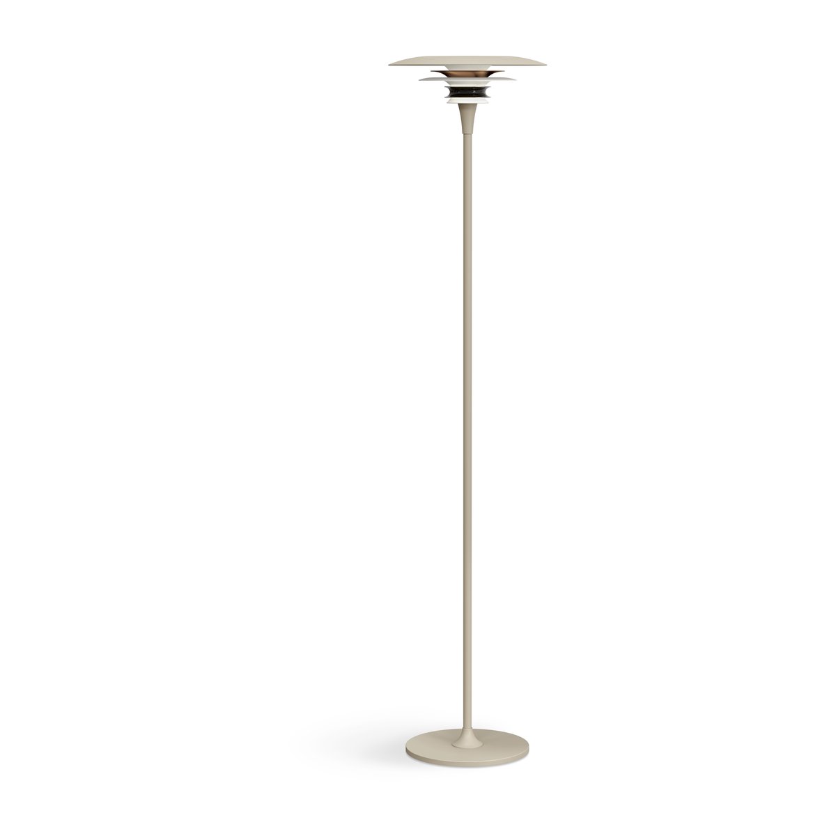 Belid Diablo vloerlamp Ø30 cm Zand-metallic brons