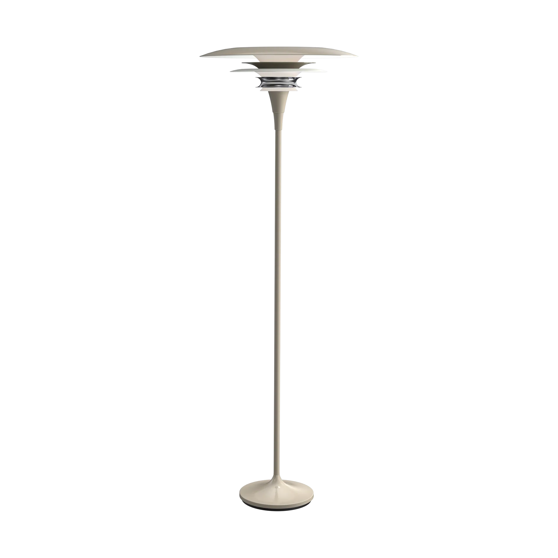 Diablo vloerlamp Ø50 cm, Soft greige Belid