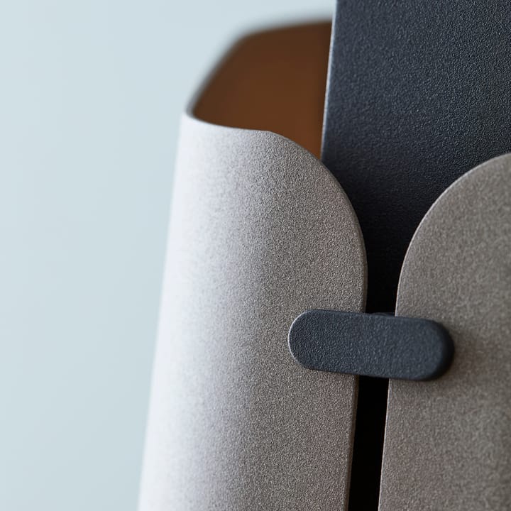 Fold hanglamp Ø27 cm, Antraciet-Zandstructuur Belid