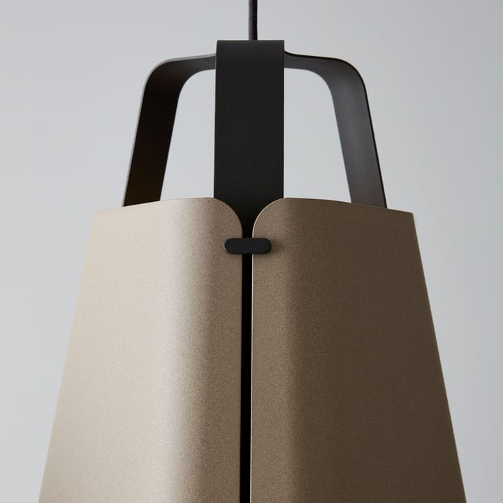 Fold hanglamp Ø34 cm, Antraciet-Zandstructuur Belid