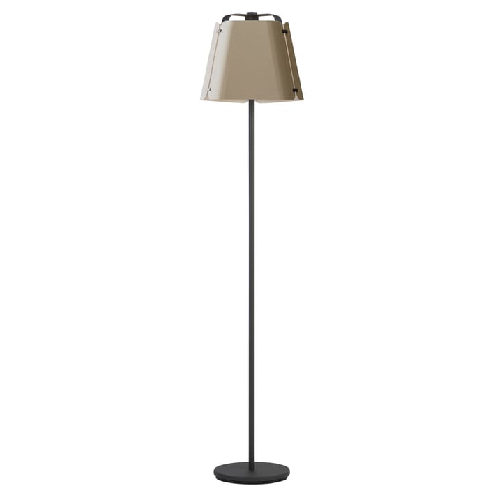 Fold vloerlamp Ø34 cm - Antraciet-Zand structuur - Belid