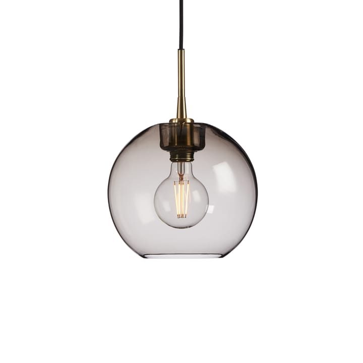 Gloria hanglamp Ø26 cm - Messing-rookglas - Belid