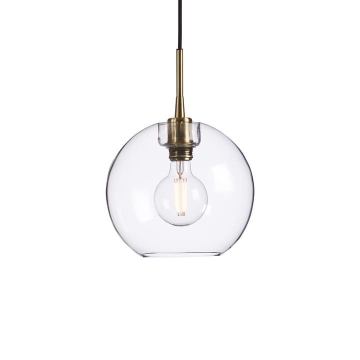 Gloria hanglamp Ø26 cm - Messing-transparant glas - Belid