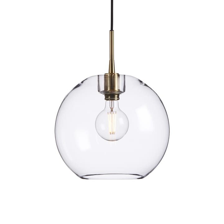 Gloria hanglamp Ø32 cm - Messing-transparant glas - Belid