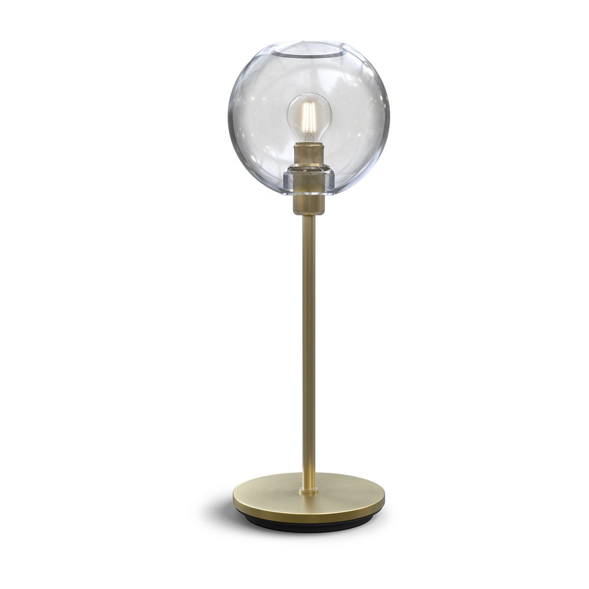 Belid Gloria tafellamp 46 cm Messing-transparant