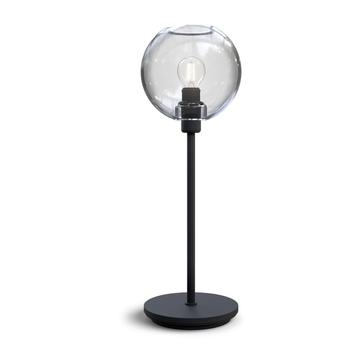 Gloria tafellamp 46 cm - Zwart-transparant - Belid