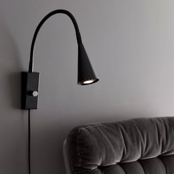 Ledro muurlamp - Matzwart - Belid