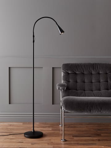 Ledro vloerlamp - Matzwart - Belid