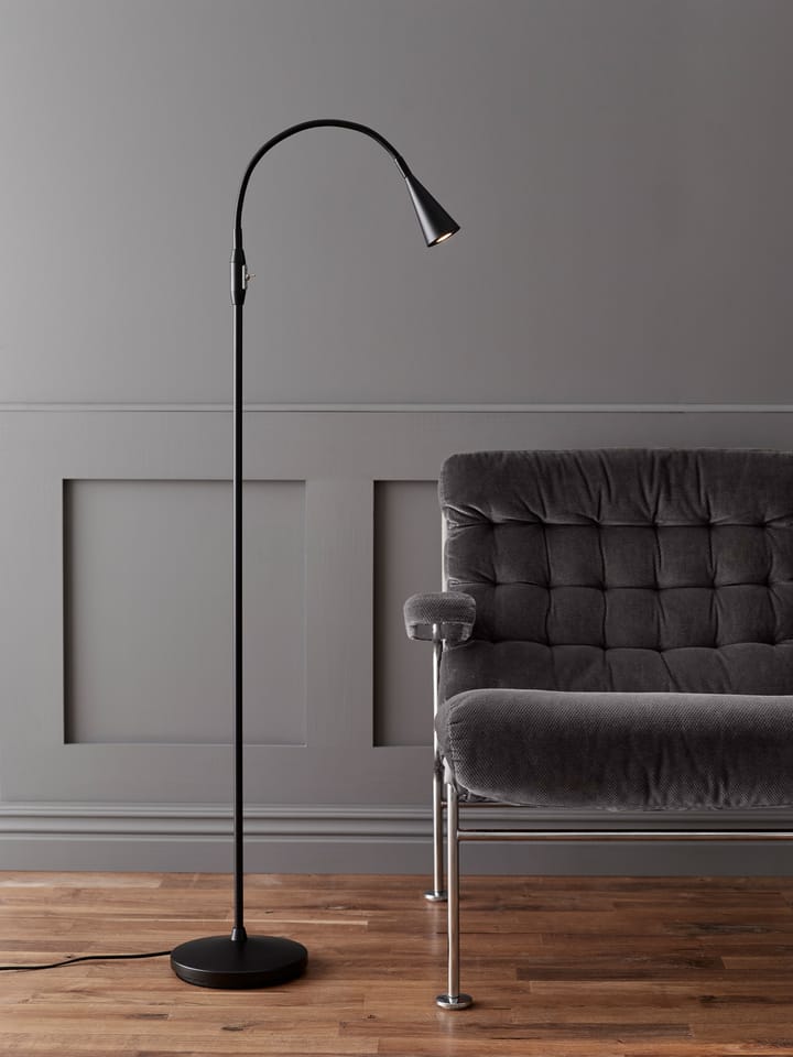 Ledro vloerlamp, Matzwart Belid