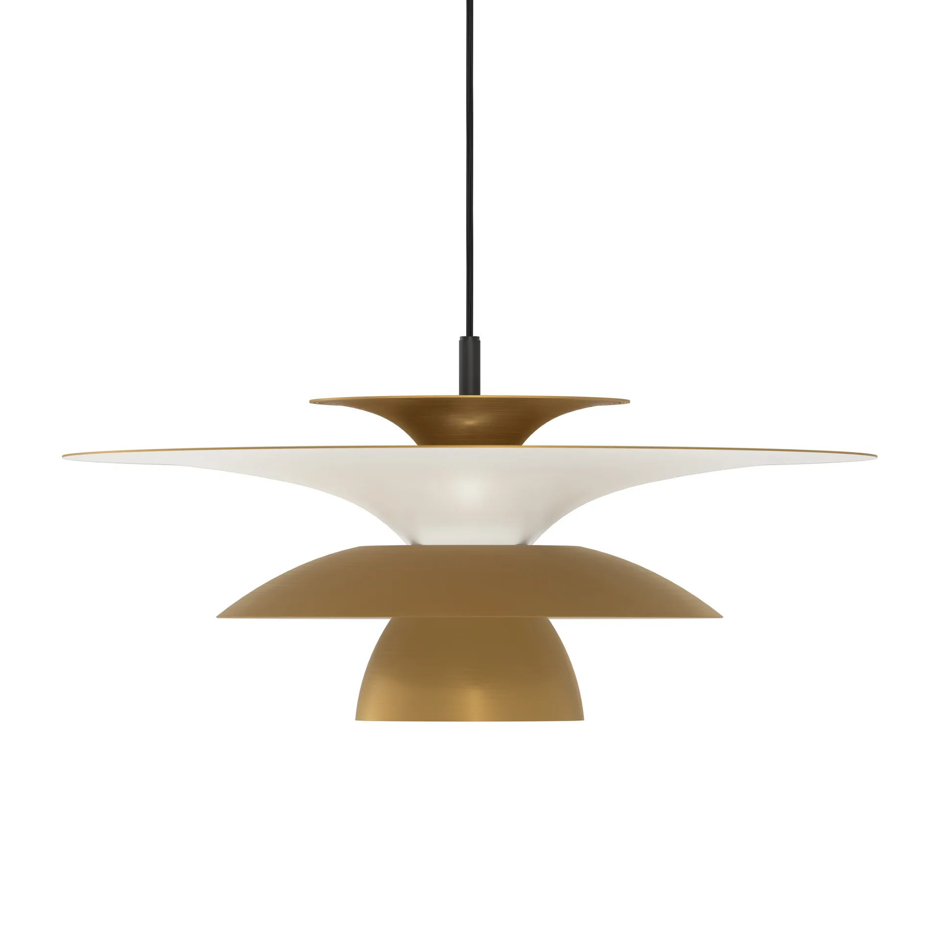 Picasso plafondlamp Ø50 cm, Antiek messing Belid