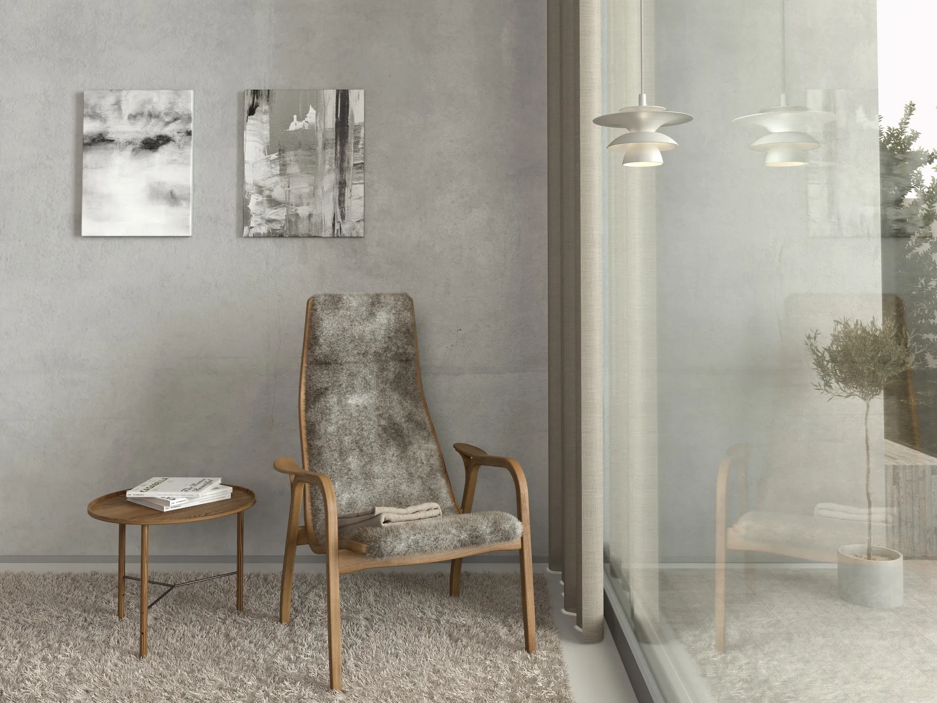 Picasso raamlamp Ø18 cm, Matwit Belid