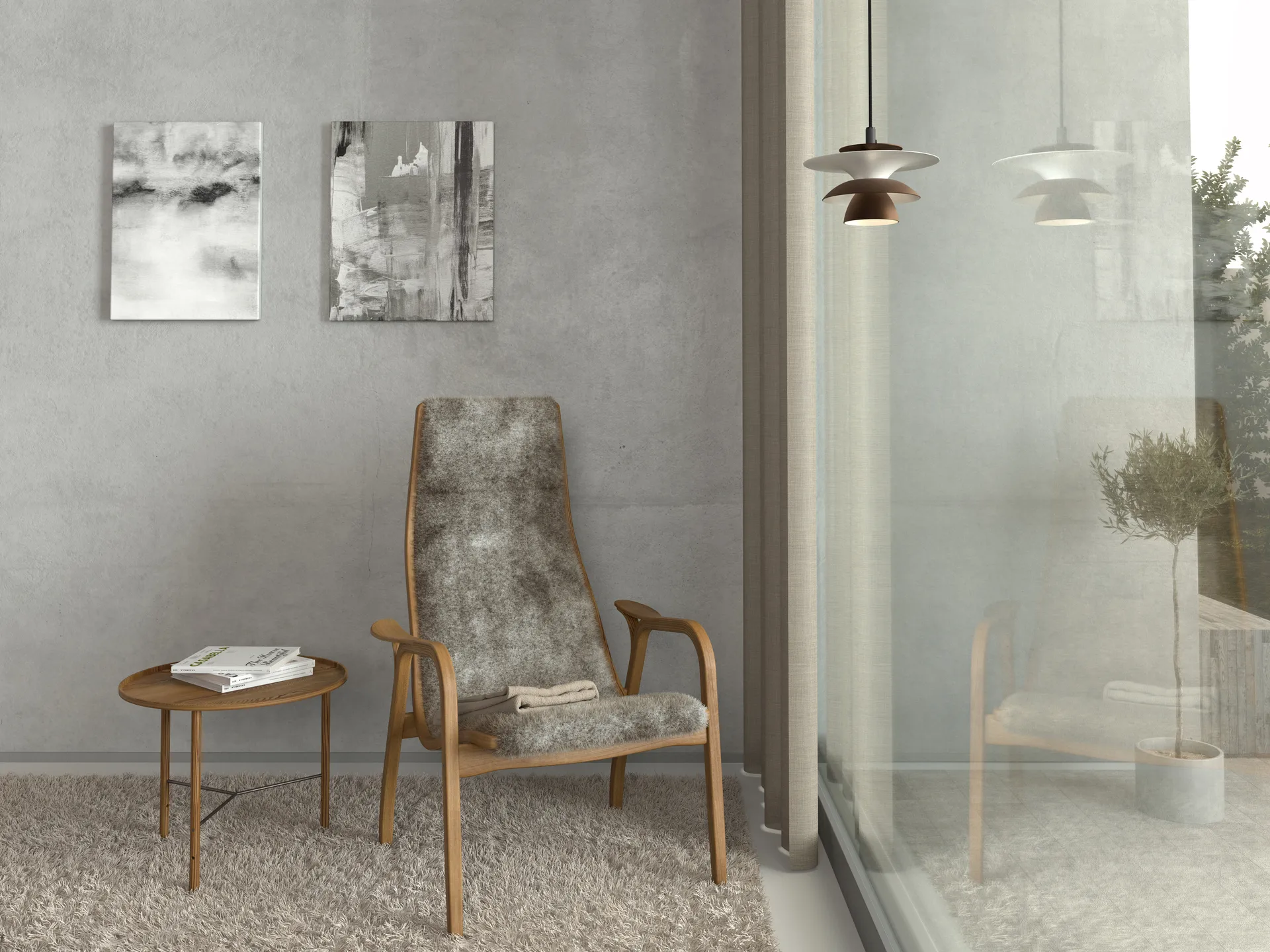 Picasso raamlamp Ø18 cm, Oxide Belid