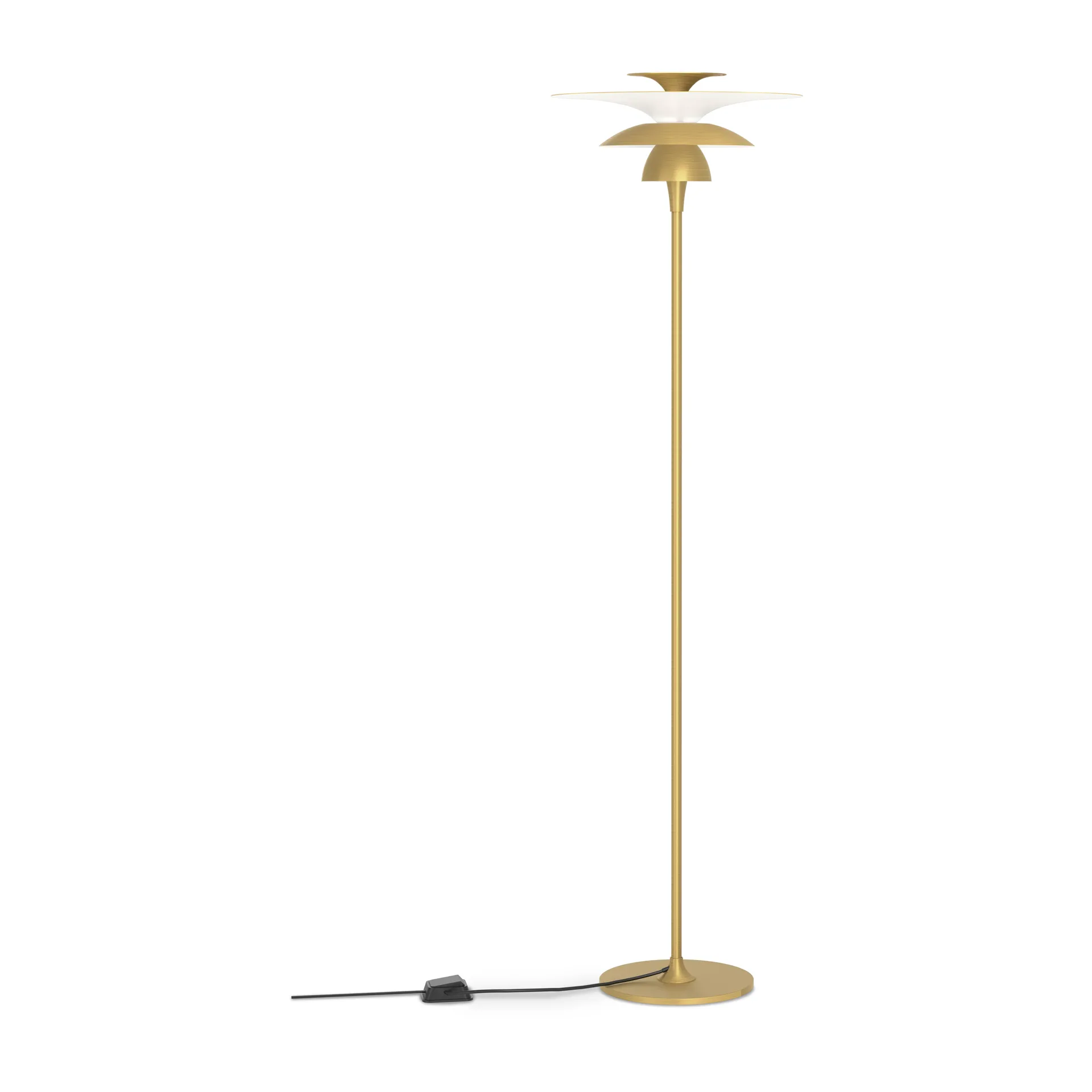 Picasso vloerlamp Ø38x140,3 cm, Antiek messing Belid