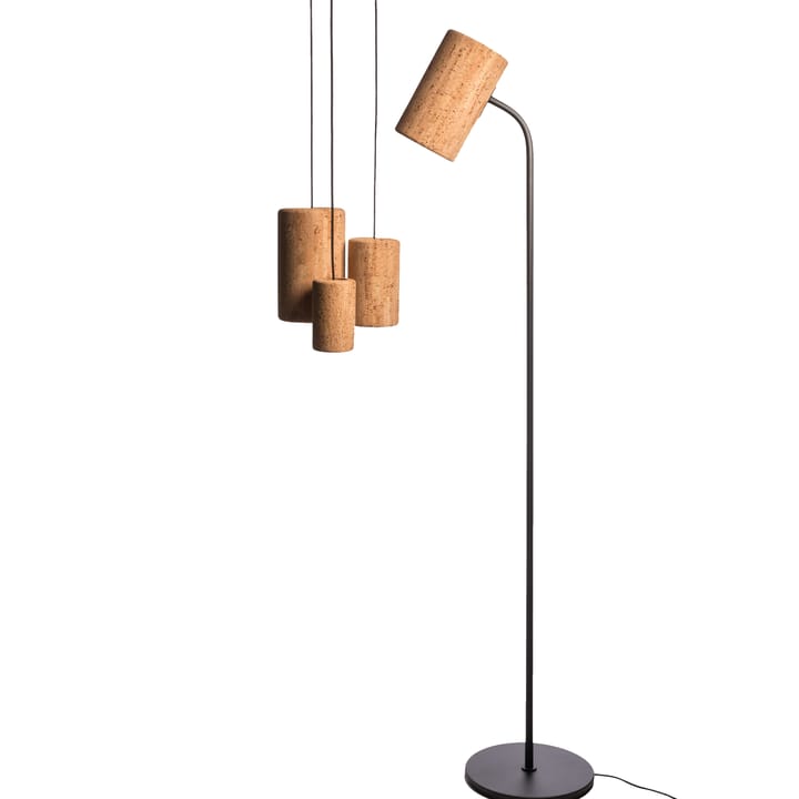 Porto hanglamp M, Zwart-kurk Belid