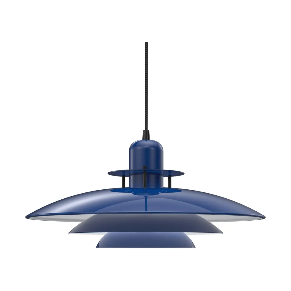 Primus hanglamp Ø43 cm, Diepblauw-matzwart Belid