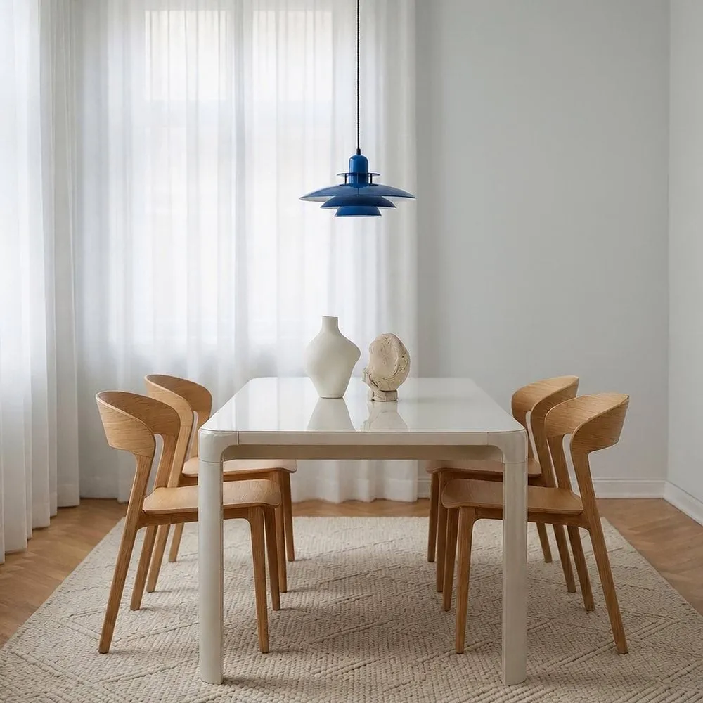 Primus hanglamp Ø43 cm, Diepblauw-matzwart Belid
