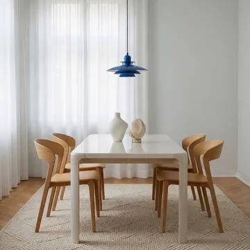 Primus hanglamp Ø43 cm - Diepblauw-matzwart - Belid