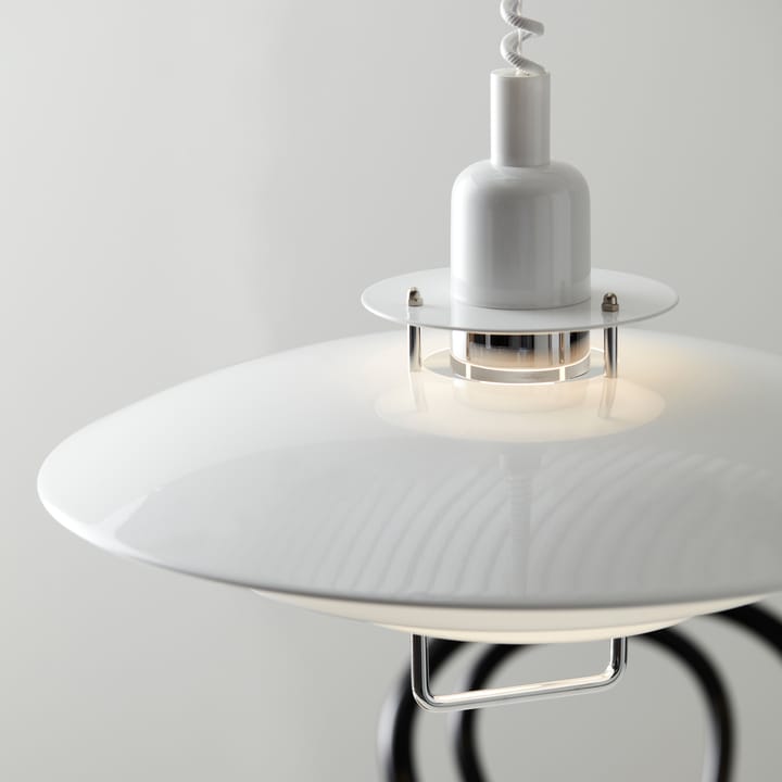 Primus II hanglamp Ø43 cm, Wit-chroom Belid