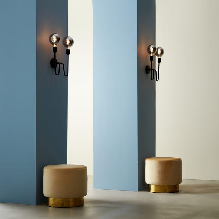 Regal Duo wandlamp vaste installatie , Zwart Belid
