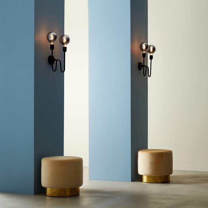 Regal Duo wandlamp vaste installatie  - Zwart - Belid