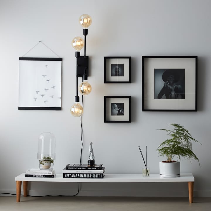 Regal XL wandlamp vaste installatie , Zwart Belid