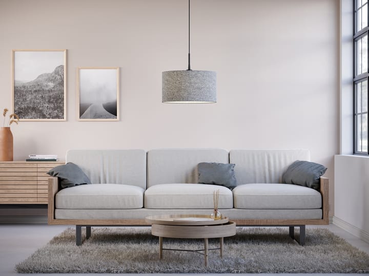 Soft hanglamp Ø40 cm, Grijze wol Belid