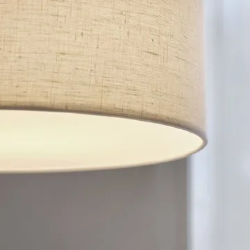 Soft hanglamp Ø40 cm - Linnen naturel-metallic brons, Ø44 cm - Belid