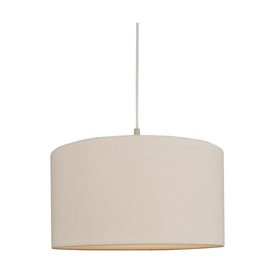 Soft hanglamp Ø40 cm, Linnen wit-zand, Ø44 cm Belid