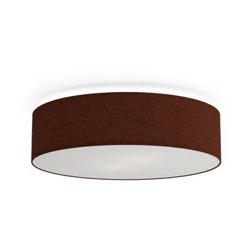Soft plafonnière Ø44 cm - Roestbruine wol - Belid