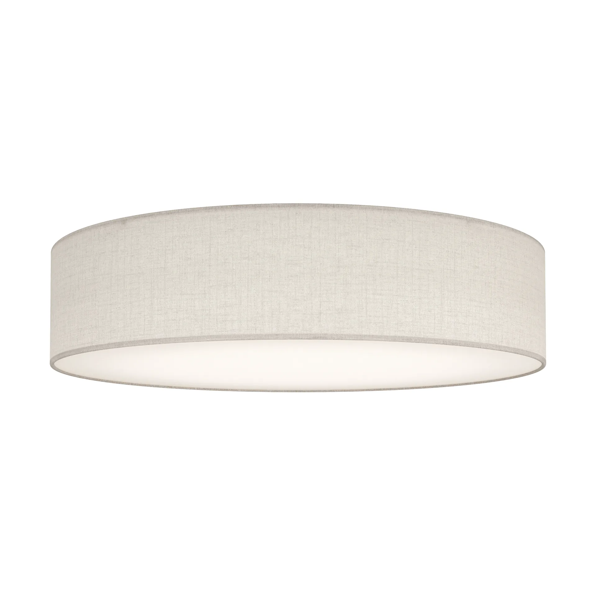 Soft stoffen plafondlamp Ø50 cm, Wit Belid