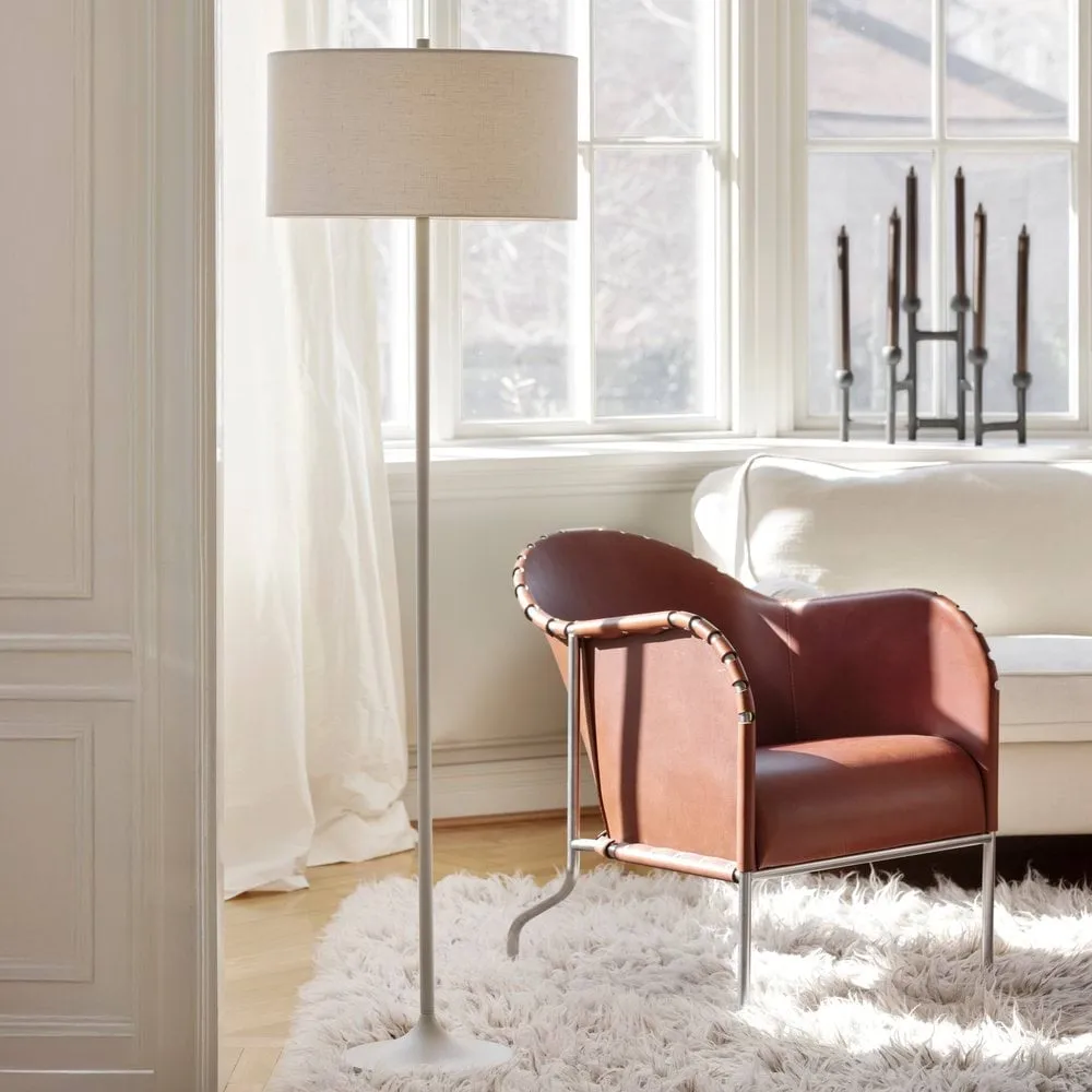 Soft vloerlamp, Linnen wit-zand, Ø44x149,5 cm Belid