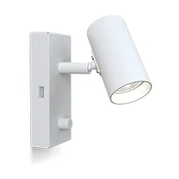 Tyson linker wandlamp 16,2 cm - Wit - Belid