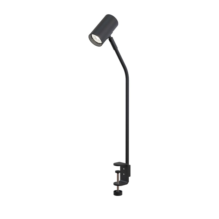 Tyson tafellamp voor tafelblad Ø15,5 cm - Zwarte structuur - Belid