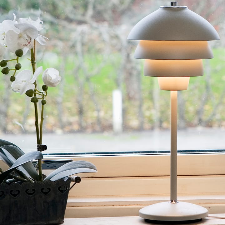Valencia tafellamp Ø18 cm, Mat-wit Belid