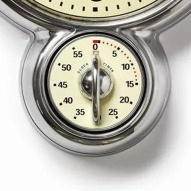 Bengt Ek wandklok met timer, aluminium Bengt Ek Design