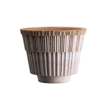 Atlas raw bloempot met schotel - Rosa, Ø16 cm - Bergs Potter