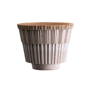 Atlas raw bloempot met schotel - Rosa, Ø21 cm - Bergs Potter