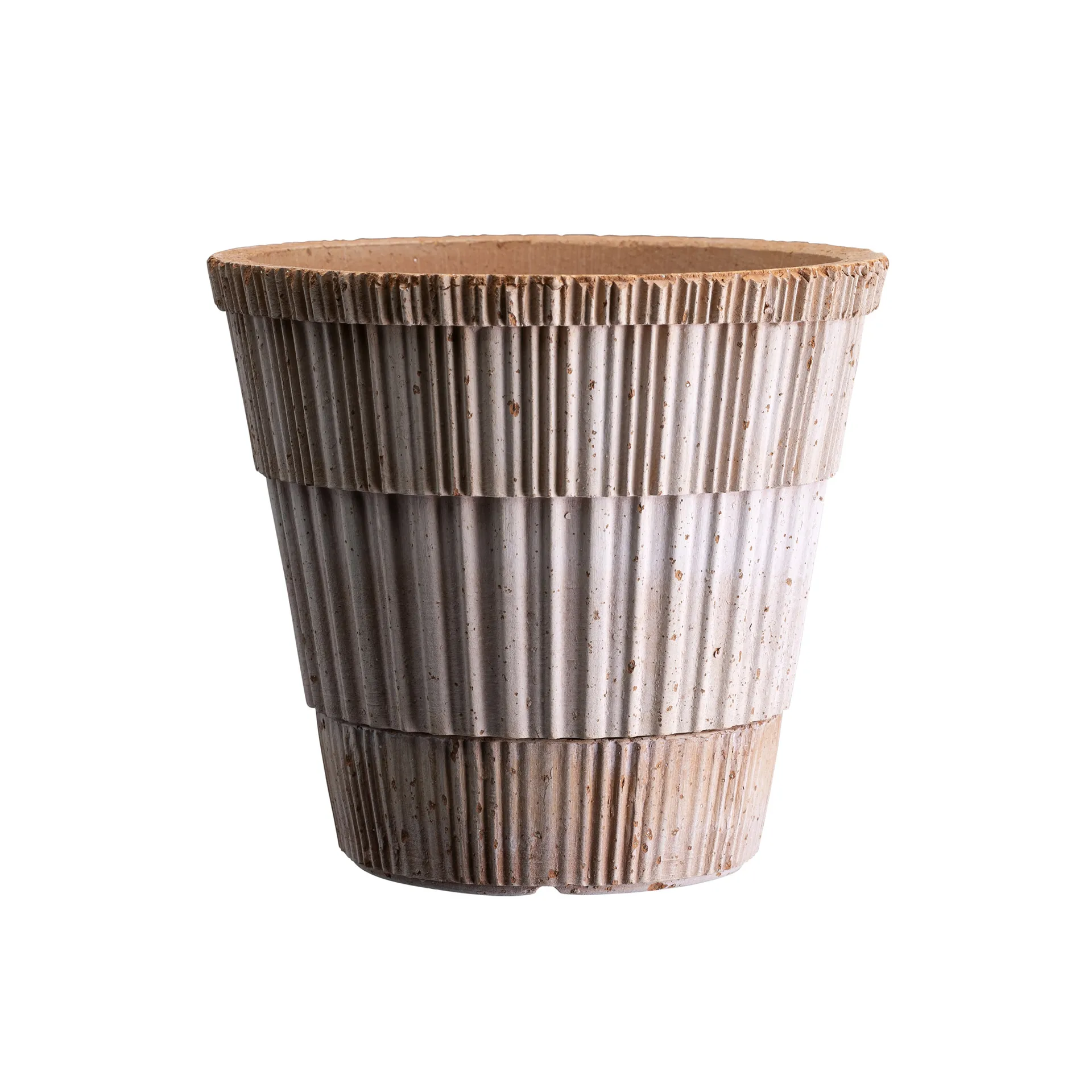 Atlas raw bloempot met schotel, Rosa, Ø25 cm Bergs Potter