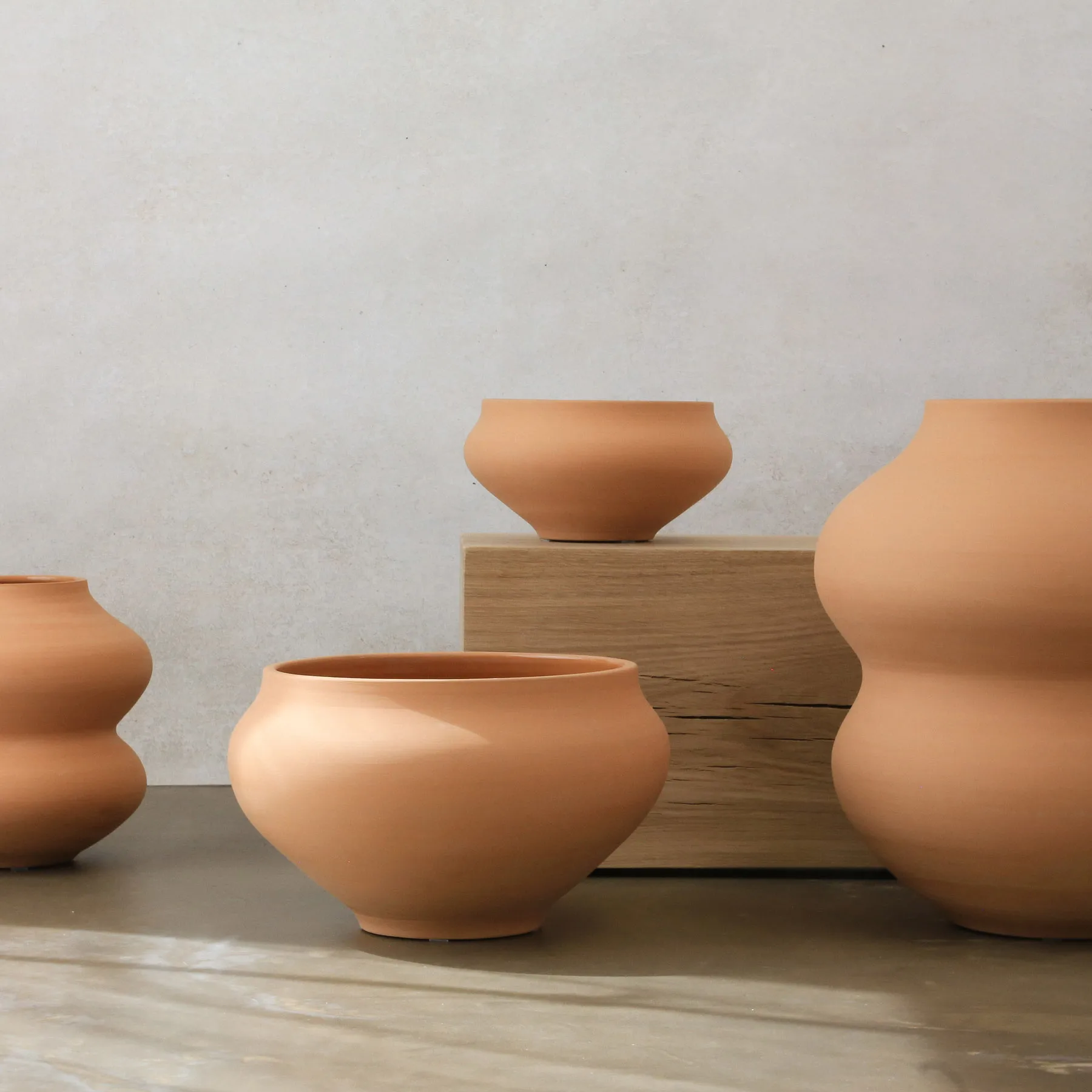 Belle raw vaas 26 cm, Rosa Bergs Potter