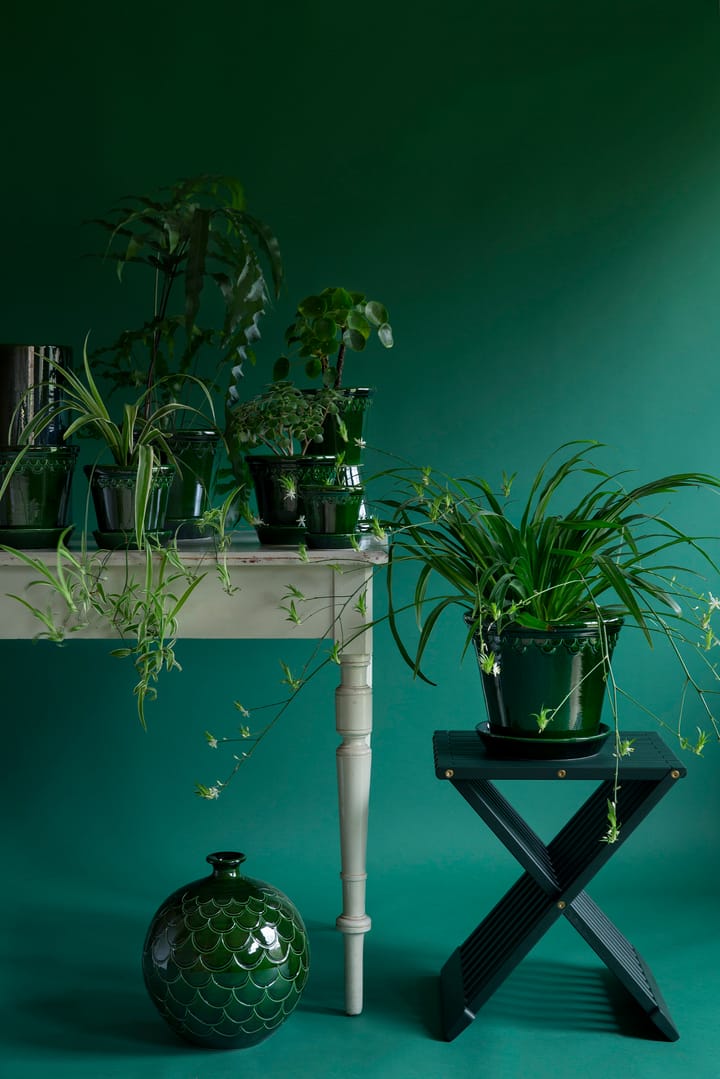 Copenhagen pot geglazuurd Ø12 cm, Groen Bergs Potter